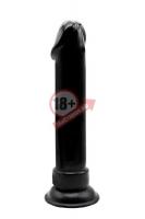 Чёрный анальный фаллоимитатор MENZSTUFF BLACK KNIGHT 9INCH BUTT PLUG - 23 см.
