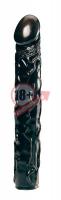 Чёрный фаллоимитатор BIG BONANZA 13 BLACK BUTT PLUG - 33 см.