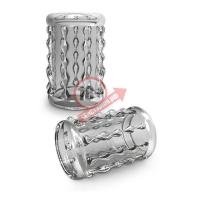 Прозрачная насадка с бороздками STAY HARD COCK SLEEVE 04 CLEAR