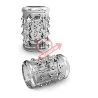 Прозрачная насадка с капельками STAY HARD COCK SLEEVE 05 CLEAR