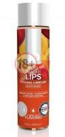 Лубрикант на водной основе с ароматом персика JO Flavored Peachy Lips - 120 мл.