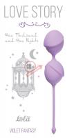 Сиреневые вагинальные шарики One Thousand and One Nights