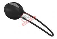 Чёрно-серый вагинальный шарик Smartballs Uno
