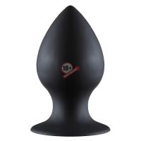 Чёрная анальная пробка Thick Anal Plug Small - 7,8 см.