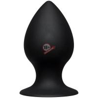 Чёрная анальная пробка Kink Ace Silicone Plug 4.5" - 11,43 см.