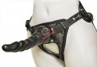 Насадка-фаллоимитатор на кожаных трусиках Harness Ultra Realistic 6,5" - 18,5 см.