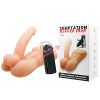 Мега вибратор Temptation Bigger Man с мужским торсом в качестве основания