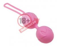 Нежно-розовые вагинальные шарики Geisha Lastic Ball L