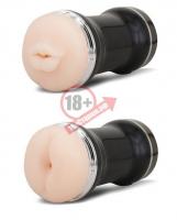Двусторонний мастурбатор DOUBLE O HEAVEN DOUBLE ENDED COCKSTROKER - ротик и анус