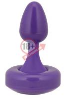 Вибромассажер для анальной стимуляции FLEXI HEAD 10 FUNCTION BUTT PLUG - 8,9 см.