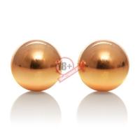 Золотистые вагинальные шарики Entice Weighted Kegel Balls