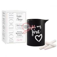 Массажная свеча с феромонами Love In Luxury Seduced Pheromone Soy Massage Candle Sweet Blush - 154 мл.