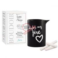 Массажная свеча с феромонами Love In Luxury Seduced Pheromone Soy Massage Candle Fresh Love - 154 мл.