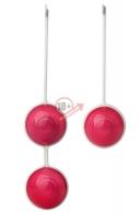 Красные вагинальные шарики Z Beads-Ruby в силиконовых корпусах