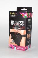 Чёрные трусики-джоки Kanikule Strap-on Harness universal Comfy Jock с плугом и кольцами