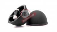 Чёрные вакуумные присоски с вибрацией Vibrating Suction Cup