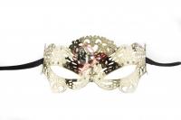 Золотистая металлическая маска Butterfly Masquerade Mask