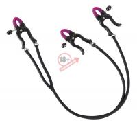 Зажимы на соски и клитор Silicone Nipple & Clit Clamps