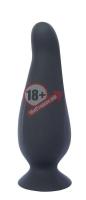 Черная анальная пробка PLAY CANDI BIG TIME MEDIUM BLACK - 12,5 см.