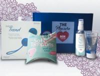 Набор для тренировки интимных мышц The Pleasure Box с синими вагинальными шариками