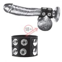Ремень на член и мошонку 1.5" Cock Ring With Ball Strap