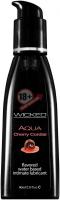 Лубрикант WICKED AQUA Cherry Cordial с ароматом вишневого ликера - 60 мл.