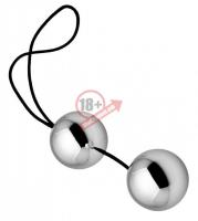 Серебристые вагинальные шарики Benwa Balls