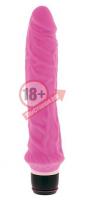 Розовый вибратор-реалистик PURRFECT SILICONE CLASSIC 8.5INCH PINK - 21,5 см.