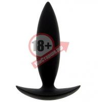 Чёрная мини-пробка для анальной стимуляции BOOTYFUL ANAL PLUG XTRA SMALL BLACK - 9 см.