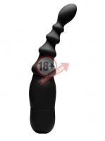 Чёрный вибромассажёр простаты MENZSTUFF P-SPOT REACH VIBE