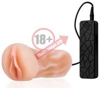 Мастурбатор-вагина с вибрацией REALSTUFF VIBRATING MASTURBATOR PUSSY
