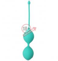 Зеленые вагинальные шарики SEE YOU IN BLOOM DUO BALLS 36MM