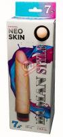 Вибромассажёр HUMAN STYLE  7,5" без мошонки - 19 см.