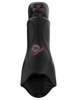 Черный вибромастурбатор-ротатор Vibrating Roto-Teazer