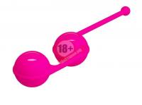Ярко-розовые вагинальные шарики Kegel Tighten Up III