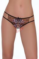 Открытые трусики-стринги Onyeka с вышивкой