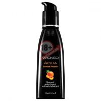 Лубрикант с ароматом спелого персика WICKED AQUA Sweet Peach - 120 мл.