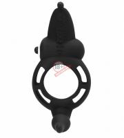 Чёрное эрекционное кольцо Superior Cock Ring