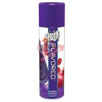 Лубрикант с ароматом граната Wet Flavored Raspberry Pomegranate - 102 мл.