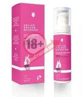 Массажное масло для тела DELICE DELUXE MASSAGE с ароматом клубники - 50 мл.