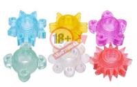 Набор из 6 разноцветных эрекционных колец Enhance 6 Piece Cock Ring Set
