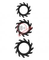 Набор из 3 эрекционных колец MENZSTUFF BUZZ SAW COCK RING SET