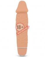 Телесный вибратор PURRFECT SILICONE CLASSIC MINI - 15 см.