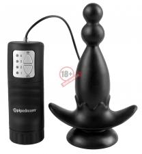 Анальный вибростимулятор с широким основанием Vibrating Anal Anchor - 14 см.