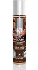 Ароматизированный лубрикант JO Flavored Chocolate Delight - 30 мл.