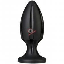 Черная анальная пробка Platinum Premium Silicone - The Rocket - Black
