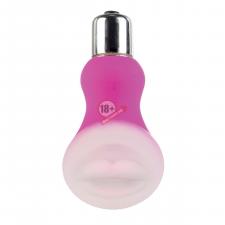 Массажер розового цвета со съемной насадкой для заморозки Posh Silicone Kiss