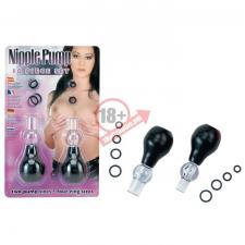 Набор для стимуляции груди Nipple Pump 10 Pieces: 2 помпы и 8 колечек