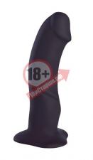 Чёрный реалистичный фаллоимитатор The Boss stub - 18,5 см.