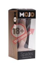 Анальная пробка на присоске MOJO SPADES SMALL телесного цвета - 8,5 см.